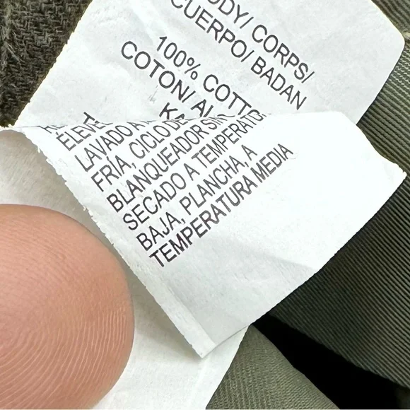 Lucky Brand Military Utility Jacket Olive Green Size Medium - Picture 9 of 9